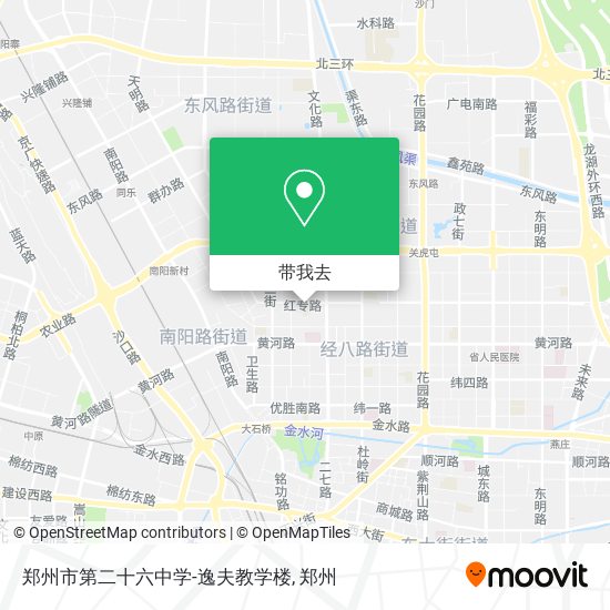 郑州市第二十六中学-逸夫教学楼地图