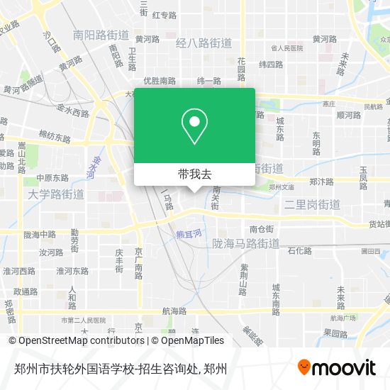 郑州市扶轮外国语学校-招生咨询处地图