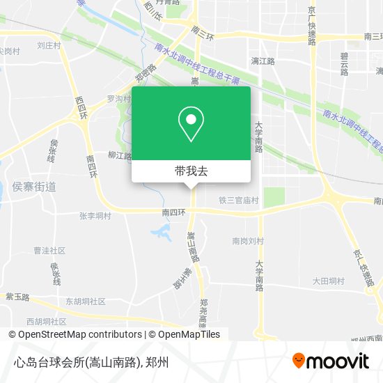 心岛台球会所(嵩山南路)地图