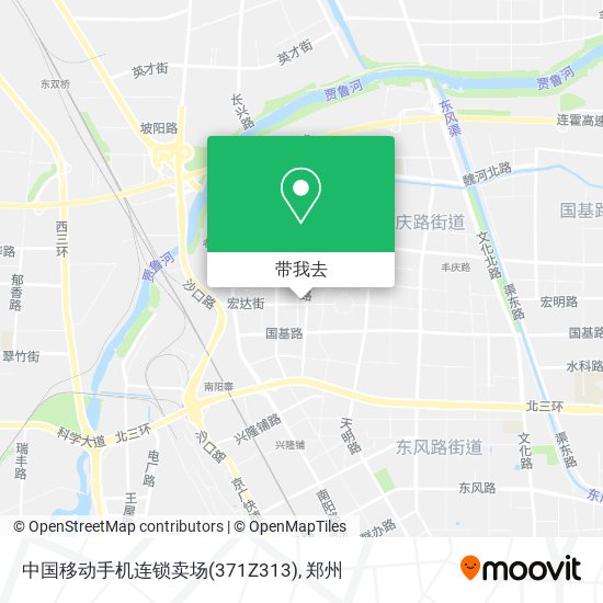 中国移动手机连锁卖场(371Z313)地图