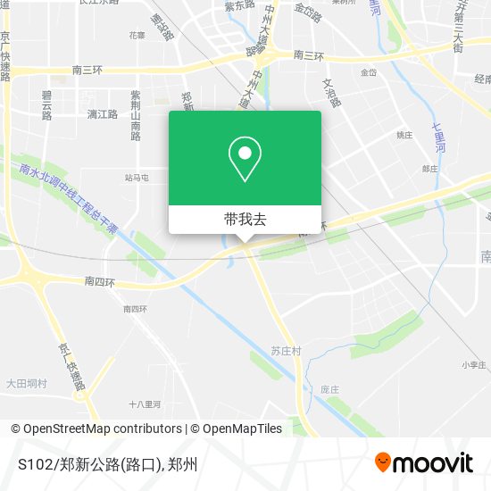 S102/郑新公路(路口)地图