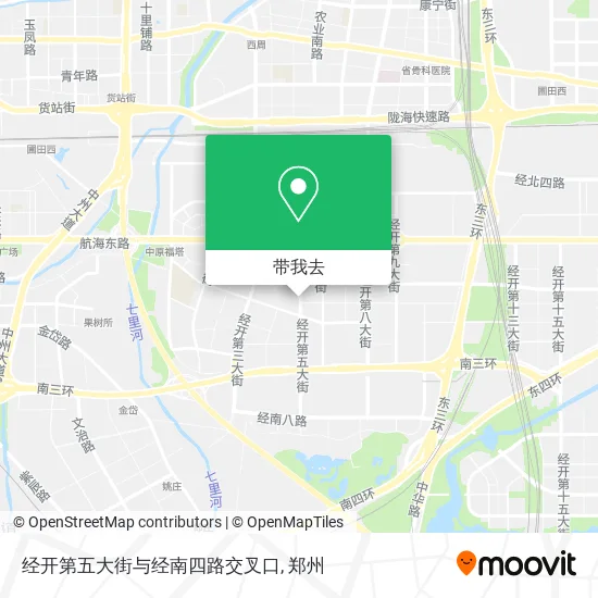 经开第五大街与经南四路交叉口地图