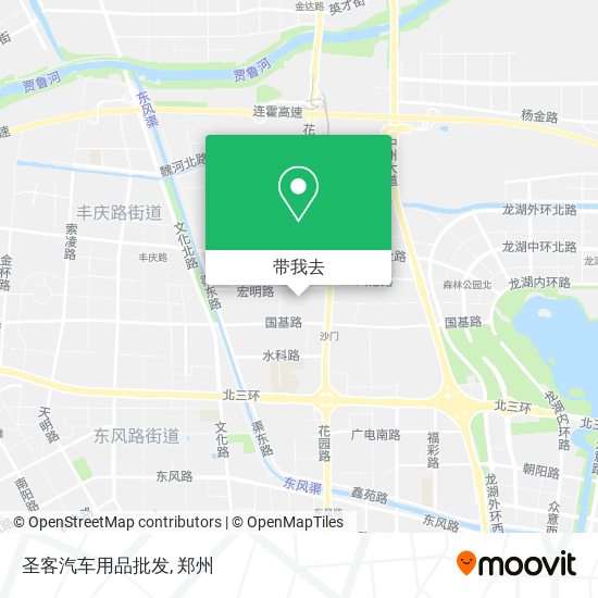 圣客汽车用品批发地图