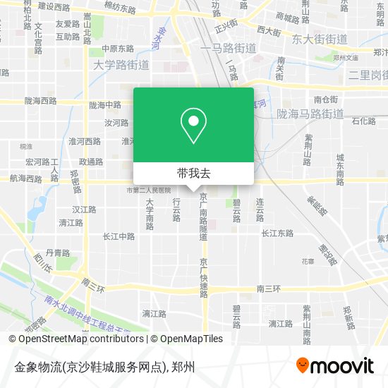 金象物流(京沙鞋城服务网点)地图