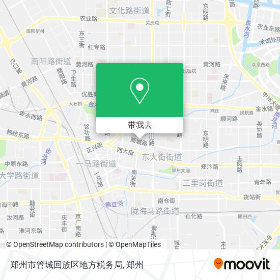 郑州市管城回族区地方税务局地图