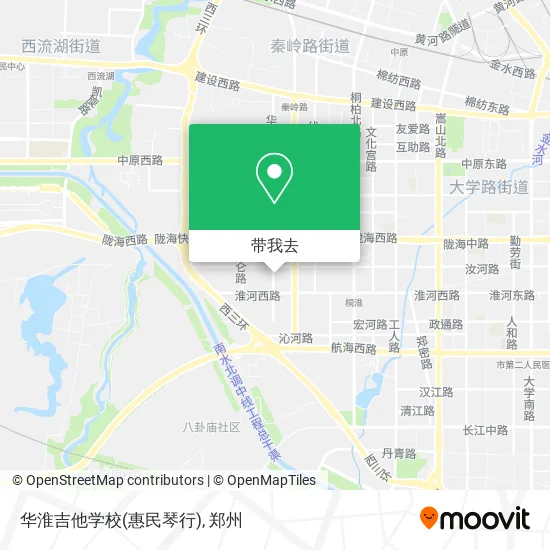 华淮吉他学校(惠民琴行)地图