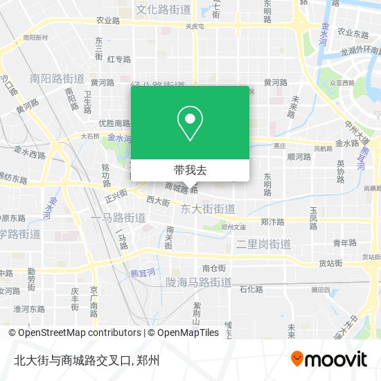 北大街与商城路交叉口地图
