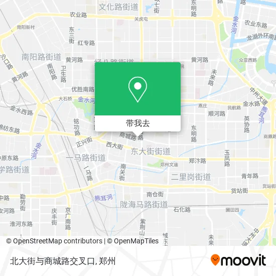北大街与商城路交叉口地图