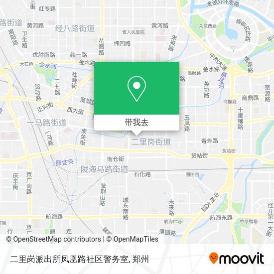 二里岗派出所凤凰路社区警务室地图