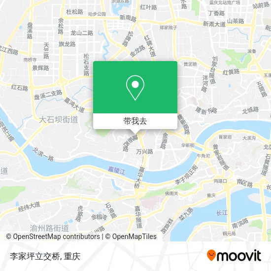 李家坪立交桥地图