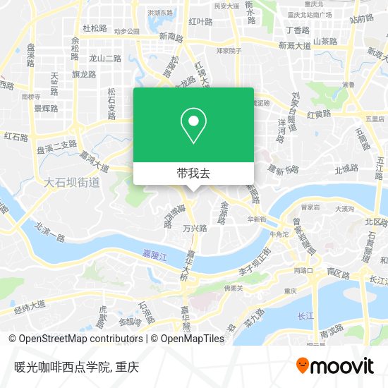 暖光咖啡西点学院地图