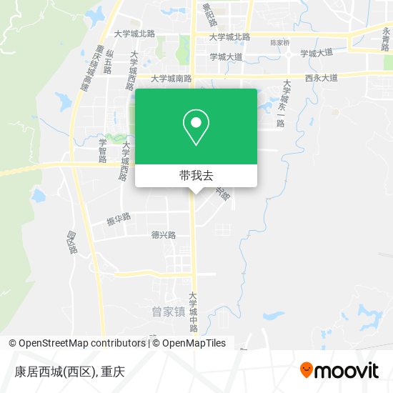 康居西城(西区)地图