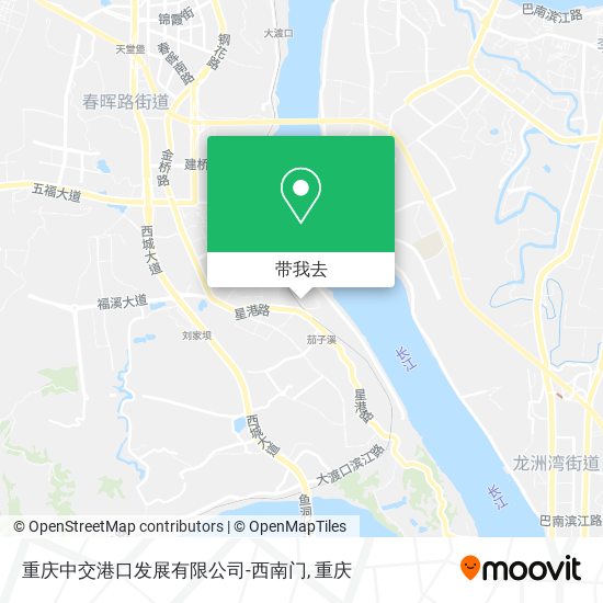 重庆中交港口发展有限公司-西南门地图