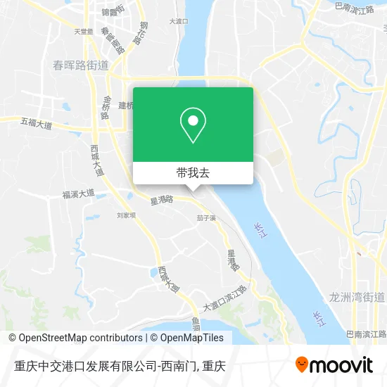 重庆中交港口发展有限公司-西南门地图