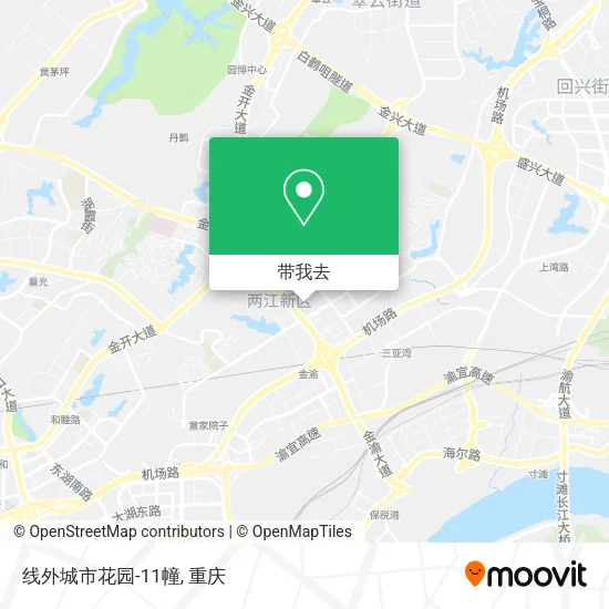 线外城市花园-11幢地图