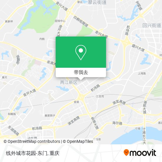 线外城市花园-东门地图