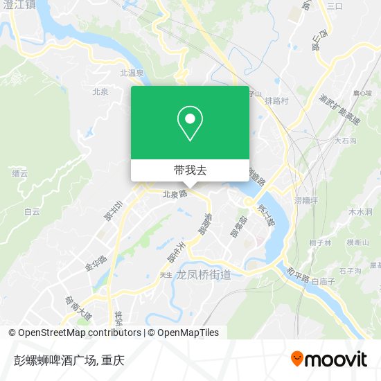 彭螺蛳啤酒广场地图