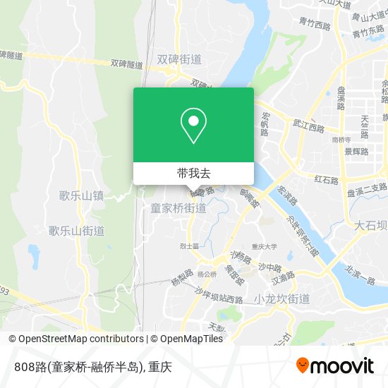 808路(童家桥-融侨半岛)地图