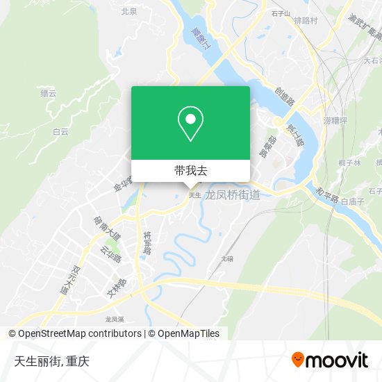 天生丽街地图