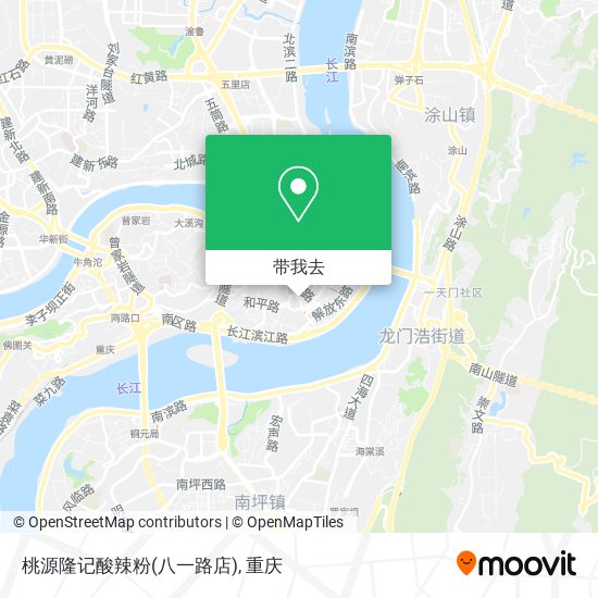 桃源隆记酸辣粉(八一路店)地图