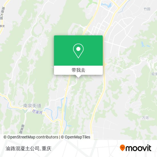 渝路混凝土公司地图