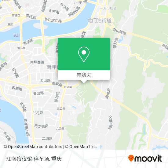 江南殡仪馆-停车场地图