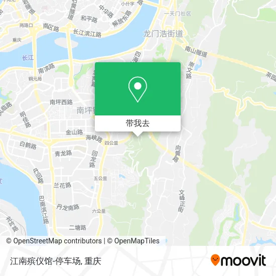江南殡仪馆-停车场地图