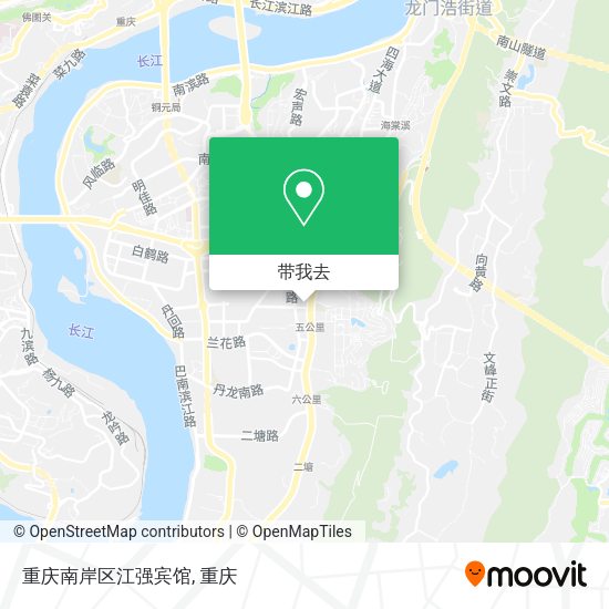 重庆南岸区江强宾馆地图