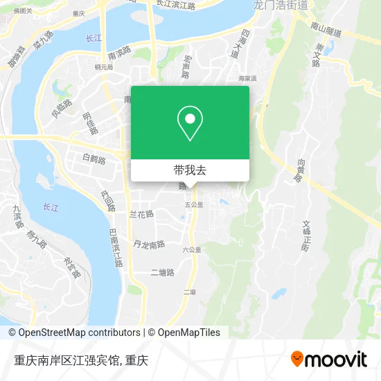 重庆南岸区江强宾馆地图