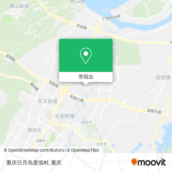 重庆日月岛度假村地图