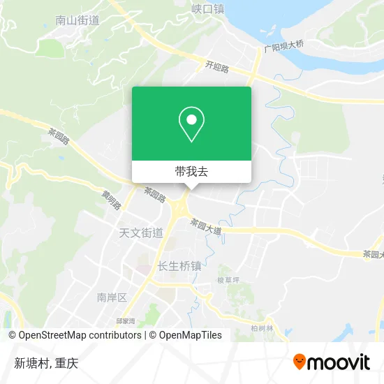 新塘村地图