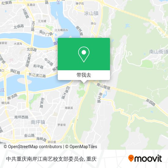 中共重庆南岸江南艺校支部委员会地图