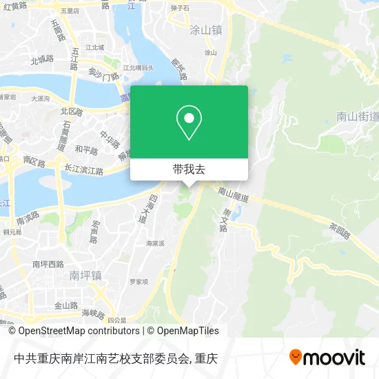 中共重庆南岸江南艺校支部委员会地图