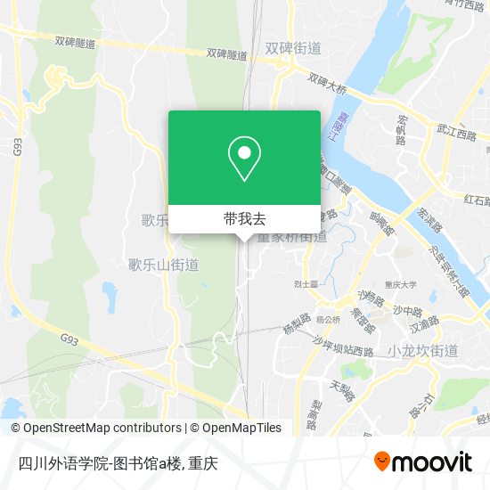 四川外语学院-图书馆a楼地图