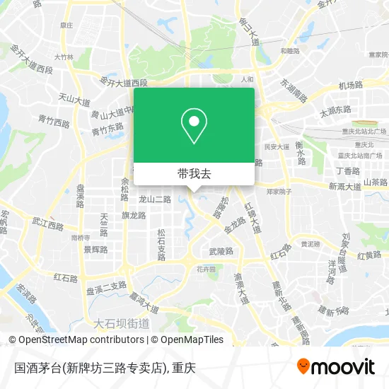 国酒茅台(新牌坊三路专卖店)地图
