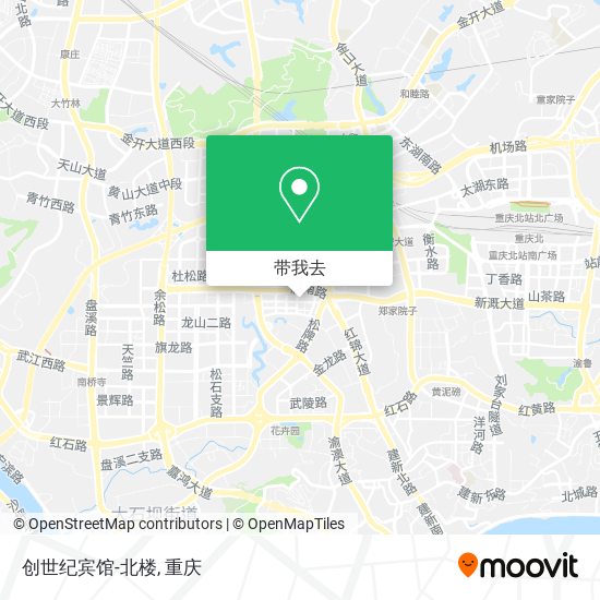 创世纪宾馆-北楼地图