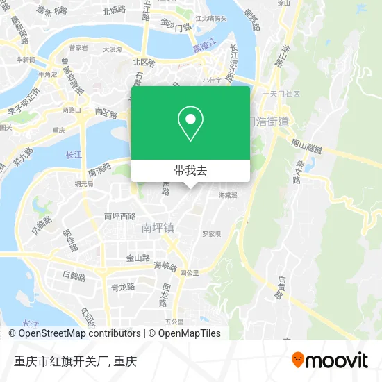 重庆市红旗开关厂地图