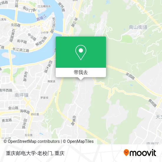 重庆邮电大学-老校门地图