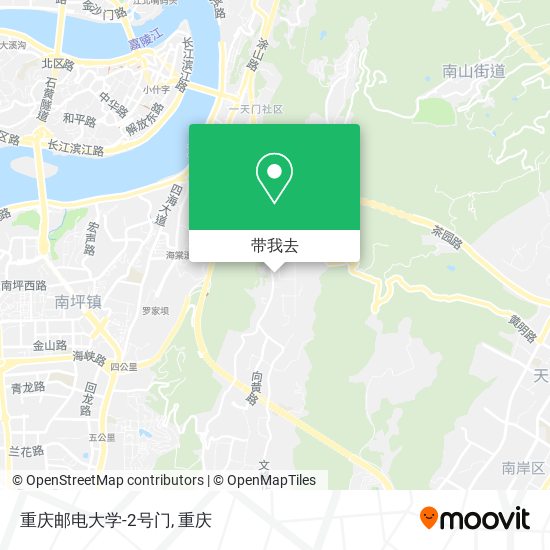 重庆邮电大学-2号门地图