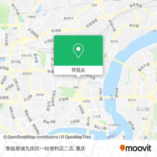 鲁能星城九街区一站便利店二店地图