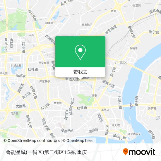 鲁能星城(一街区)第二街区15栋地图