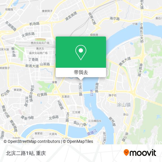 北滨二路1站地图