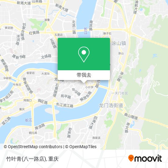 竹叶青(八一路店)地图