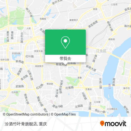 汾酒竹叶青旗舰店地图