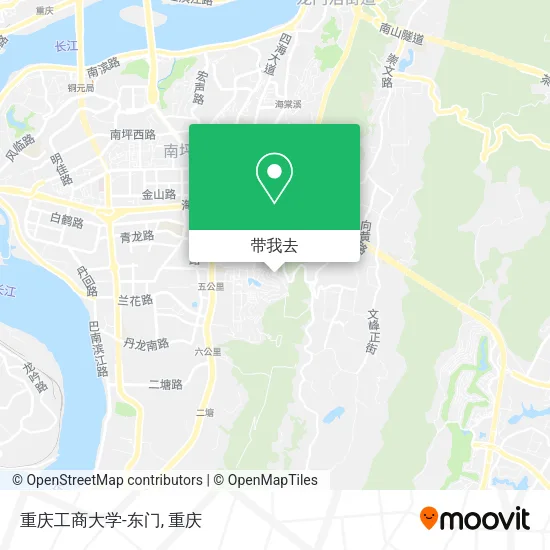 重庆工商大学-东门地图