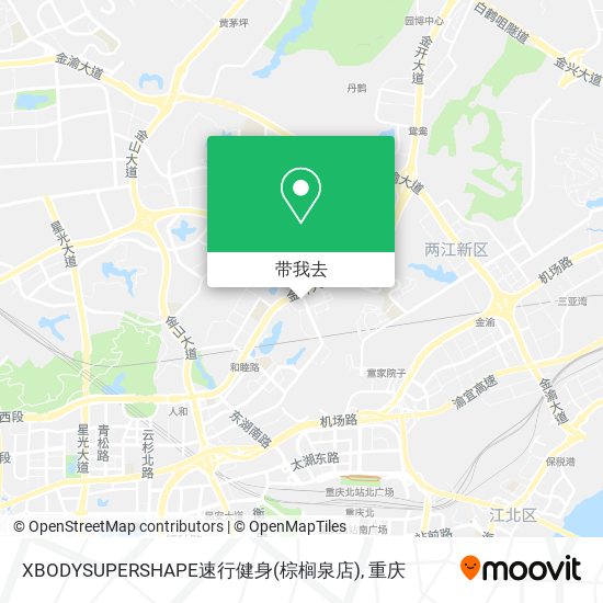 XBODYSUPERSHAPE速行健身(棕榈泉店)地图