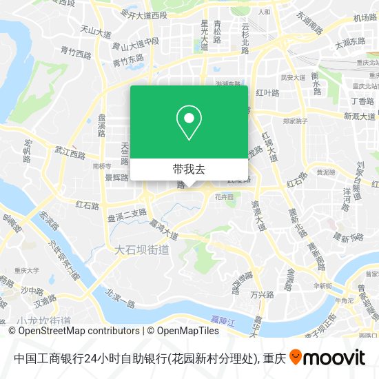 中国工商银行24小时自助银行(花园新村分理处)地图