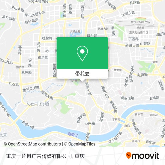 重庆一片树广告传媒有限公司地图