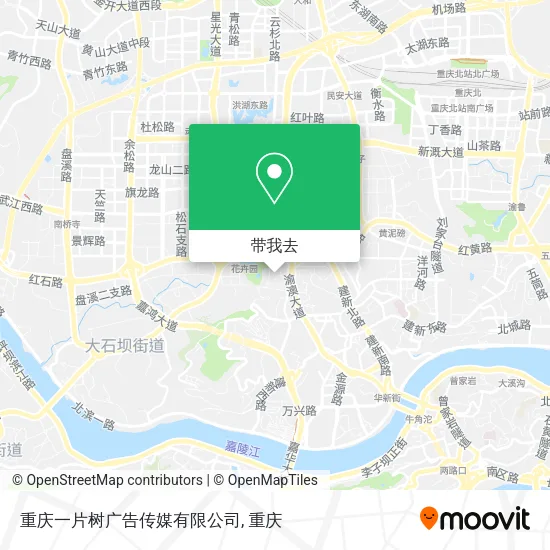 重庆一片树广告传媒有限公司地图