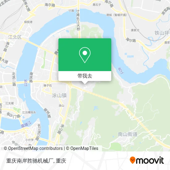 重庆南岸胜驰机械厂地图